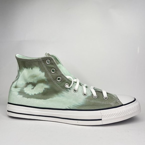 Converse Chuck Taylor All Star Hi Tie Dye Green White Shoes Size 13 171912C main image 6